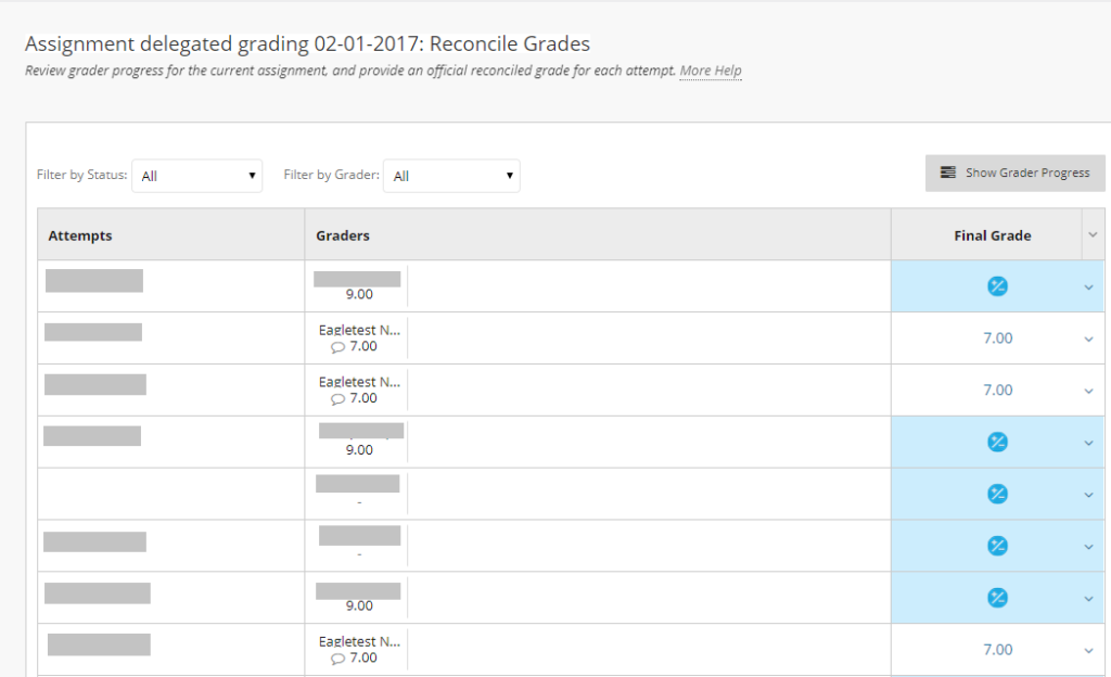 grading assignments blackboard